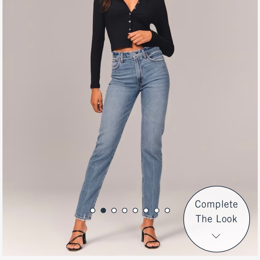 Abercrombie and Fitch High Rise Mom Jeans